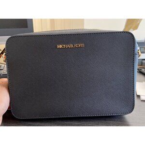 MICHAEL Michael Kors Womens Medium East West Crossbody Black Size OS Defected